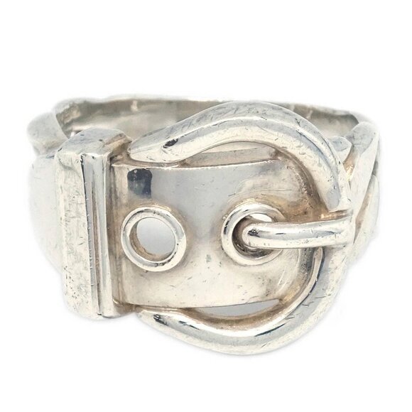 Hermes Ring SV925 Silver #51 #11 195147 - Picture 1 of 8